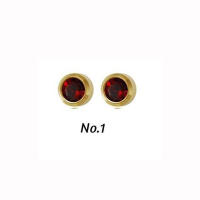 Unidad de piercing para el cuerpo, joyería de acero quirúrgico, Gema cz, color plateado, 16g, tragus, cartílago, 1 par - details 7