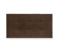 DHOME Cabecero Capitone Tapizado Polipiel o Tela Acualine con 8cm de Grosor Cabezales de Cama Acolchado Capitoné Cabeceros de Cama (Marrón Tela) - details 3