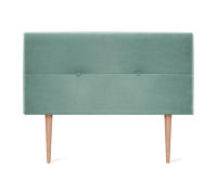 DHOME Cabecero de Polipiel o Tela AQUALINE Pro cabeceros Cabezal tapizado Cama Lujo (Verde Agua Tela) - details 8