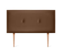 DHOME Cabecero de Polipiel o Tela Acualine Liso con Botones Tapizado Colores Cabezal Lujo Cama Dormitorio Moderno Acolchado (Arcilla Polipiel) - details 8