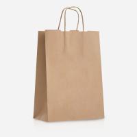 Bolsa de Papel Kraft para fiesta de Cumpleaños, Boda, Navidad, Año Nuevo con asa bolsa de papel negro blanco, 25/50/100 Uds. - details 7