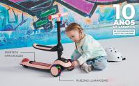 Kinderkraft Halley, Patinete 2 en 1, para Niños, Ajustable, Draisienne, Triciclo, Multifuncional, Bici, 3 Ruedas, LED, De 2 años hasta 50 Kilos - details 2