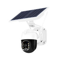 FGNS Cámara de Vigilancia Solar Exterior Inalámbrico con Visualización de 360 °, Detección de Movimiento, 2K Visión Nocturna, Audio Bidireccional, IP66 Impermeable,S. Cámara Vigilancia WiFi Exterior Solar, HD - details 2