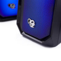 Altavoces 2.0 6W RMS, con 6 Modos de Iluminación RGB R205 DeepGaming, Entrada Auxiliar + Bluetooth 5.0 - details 5