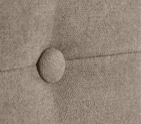 DHOME Cabecero de Polipiel o Tela AQUALINE Pro cabeceros Cabezal tapizado Cama Lujo (Tierra Tela) - details 4