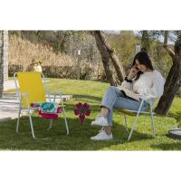 Silla de playa plegable con reposabrazos de acero Cayo ancho de exteriores - details 4