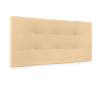 DHOME Cabecero Capitone Tapizado Polipiel o Tela Acualine con 8cm de Grosor Cabezales de Cama Acolchado Capitoné Cabeceros de Cama (Vainilla Polipiel) - details 0