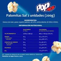 Eagle palomitas con sal o con mantequilla - La caja contiene 12 paquetes con 2 unidades de 100 gr cada una - 24 unidades en total - Palomitas al microondas - details 3