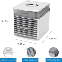 SANDALFON Aire Acondicionado Portátil 4 en 1 Enfriador de Aire Humidificador Purificador Ventilador - details 11