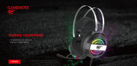 Havit H2026D Auriculares de gaming  con iluminación RGB USB, cable de 2m, conexión 3.5mm AUX, sonido de alta fidelidad, respuesta de frecuencia 20Hz-20kHz, sensibilidad 108±3dB, diseño ergonómico y cómodo - details 0