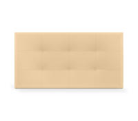 DHOME Cabecero Capitone Tapizado Polipiel o Tela Acualine con 8cm de Grosor Cabezales de Cama Acolchado Capitoné Cabeceros de Cama (Vainilla Polipiel) - details 3