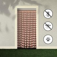 ARISE SHOP-Cortina Espiral Para Puerta Tiras PVC Cortina Para Puerta Exterior Anti Insectos Mosquitos Bichos Verano Casa o Jardín 10 Colores 90x200cm - details 1