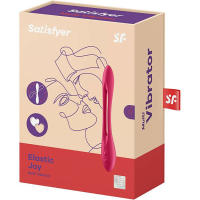 SATISFYER ELASTIC JOY MULTI VIBRADOR DE PAREJA COLOR ROJO JUGUETES SEXUALES CONSOLADOR - details 1