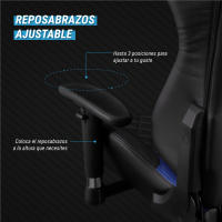 Silla Gaming DeepCommand II con Cojín Lumbar y Cervical, Ruedas de Silicona, Tejido PU Transpirable, Reposabrazos Ajustables DeepGaming - details 3