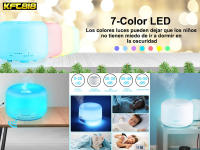 Humidificador de Aromaterapia Ultrasónico con Control Remoto y Luz LED - details 5