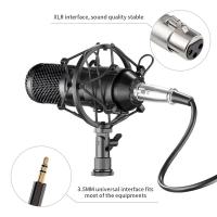 Bornwin-Microfono Streaming USB, Kit Cardioide Condensador con Soporte Araña y Filtro para Sonido Profesional - details 2