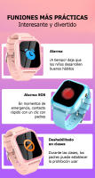 4G Reloj Inteligente Niño Con Pantalla Táctil, Smartwatch Niños, Llamadas, Video Llamadas, seguimiento de la ubicación en tiempo real,  impermeabilidad IP67, Alarma Zonas Seguridad, Cámara, SOS, Linterna, Reloj Teléfono Regalo Para Niños 3-12 Años - details 10