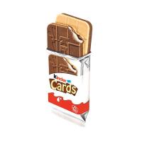 Kinder Cards 30 unidades - Crujientes galletas extra finas de barquillo con leche y chocolate y rellenas de cremosa leche y avellanas. Como el relleno va protegido por la galleta, es resistente al calor. - details 2