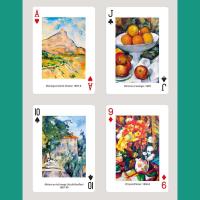 Piatnik Baraja de poker de 54 cartas Paul Cézanne Post impresionismo Arte moderno Pinturas Cuadros Maestro de Picasso Juego mesa Jugar Adultos Colección Coleccionable Poquer - details 1