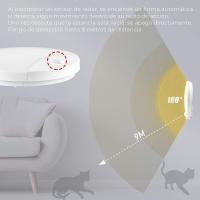 Led By Guli - Plafón LED con Sensor de Movimientos por Infrarrojos 10W IP44 900Lumen Blanco SMD2835 para Interiores y Exteriores - details 3