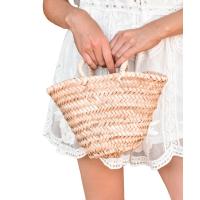 Pack 3 Mini Capazos de Arras Palma Natural - details 0