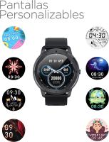 KSIX Reloj Inteligente Eclipse para Hombre Multideporte. Smartwatch Táctil 1.28” IPS Impermeable con Bluetooth. Pulsera de Actividad con Pulsómetro, Medidor de Presión Arterial y Oxígeno en Sangre. - details 7