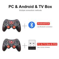 Mando inalámbrico Terios X3 para juegos PC, Joystick compatible Android ios , con cable, ENVÍO 24H, NUEVO - details 6