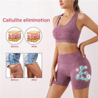 30x35x38cm Pantalones cortos de Control de barriga para mujer, Shorts moldeadores de iones de Color sólido, Shorts adelgazantes de turmalina, moldeadores de restauración de fibra - details 14