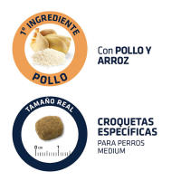 Advance Light Medium 3kg,12kg, Pienso para perros de razas medianas - details 1