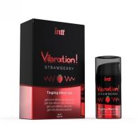 INTT UNISEX LUBRICANTE VIBRADOR LIQUIDO EFECTO CALOR AROMA FRESA UNISEX 15 ML - details 0