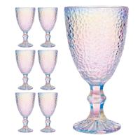Set 6 copas "Iris" 325cc Cristal de Alta Calidad, Copas de Lujo Colección Iris, Duraderos, Aesthetics - New Planet Home - details 2