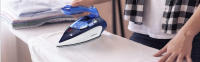 AIGOSTAR Plancha de Viaje Plancha Vapor, Asa plegable, Suela de Acero Inoxidable, Selector de Temperatura (Depósito 80ml, Doble Voltaje 120V-240V, 1100W) - details 4