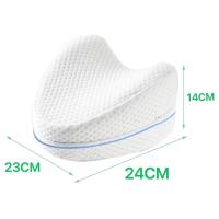 STARLEY-Almohada De Espuma De Memoria Ortopédica Para Dormir Almohada Ortopédica Para La Ciática En La Espalda Y La Cadera Alivio Del Dolor En Muslo Y Piernas Cojín De Espuma Para El Hogar Portátil 23X24X14Cm - details 6