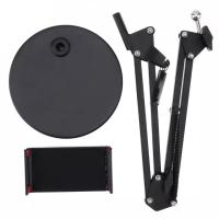 Soporte para Tablet y Movil Metalico Flexible con brazo largo giratorio de 360 °, para escritorio, sobremesa con pinza sujeccion regulable 12-18cm y dispositivos de 5 a 10pulgadas - details 2