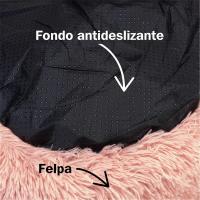 CAMA ANTIESTRES PARA PERROS-70cm,Camita Redonda Suave, Color Rosa en Forma Donuts, Arquivet - details 1