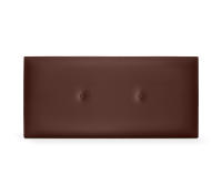 DHOME Cabecero de Polipiel o Tela Acualine Liso con Botones Tapizado Colores Cabezal Lujo Cama Dormitorio Moderno Acolchado (Chocolate Polipiel) - details 3