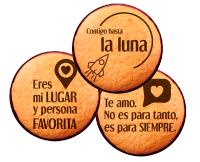 Dulcesol Lunas – Caja con 2 Kg - Envueltas individualmente. Producto de pastelería y repostería. Bizcocho con cobertura de cacao - details 0