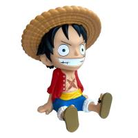 ONE PIECE TIRELIRE LUFFY CHIBI FIGURA HUCHA 18 CM PVC -PLASTOY - details 6