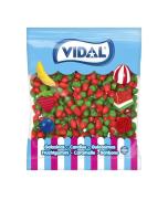 Gominolas de Vidal Mini Fresas Silvestres bolsa 1 Kg - Fresas del bosque de golosina, un clásico de los caramelos de goma sabor a fresa con el irresistible toque de Vidal - Tamaño mini - Sin Gluten y sin Grasa - details 1