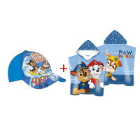 set gorra y poncho polyester 50*100cm paw patrol - details 0
