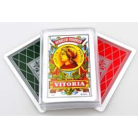 Fournier Baraja española de 50 cartas Modelo número 27 Reverso rojo y plata o verde y plata Resistencia y durabilidad Alta calidad Deslizamiento perfecto Ideal para jugar al chinchón guiñote o solitarios Con 8 9 y dos comodines - details 2
