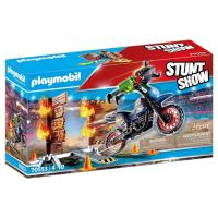 Moto con muro de fuego Playmobil Stunt Show Monster (70553) - details 0