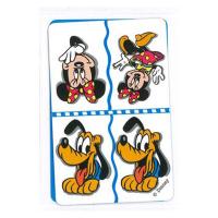 Fournier Baraja infantil de 33 cartas Dominó loco Original del año 1995 Juega con los personajes clásicos de Disney: Minnie mouse, Mickey mouse, el pato Donald, Goofy, Daisy y Pluto Instrucciones en español Serie nostalgia Vintage Retro - details 1