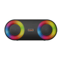 Ostark Altavoz potente portátil con luz LED de color, Hay volumen alto y graves potentes, IP65 Impermeable 3.7v 3000mAh, TF card, FM radio - details 0