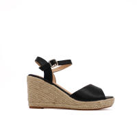 calzados soraia, sandalia cuña con plataforma, sandalia de yute, sandalia crochet. - details 3