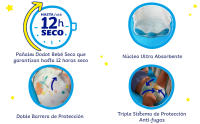Dodot Bebé Seco Pack Semanal, Tallas 3,4,5,6. Pañales Bebé con Triple Sistema de Protección Antifugas, Nº 1 Ultra Seco, Triple Capa Absorbente, Piel de tu Bebé Seca hasta 12h. - details 3