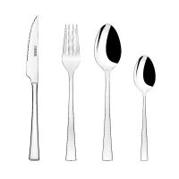 Monix Módena- Utensilios de cocina. Set de cubiertos de 24 piezas, acabado pulido brillante, acero inoxidabl, con cuchillo carne - details 0