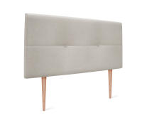 DHOME Cabecero de Polipiel o Tela AQUALINE Pro cabeceros Cabezal tapizado Cama Lujo (Beige Tela) - details 6