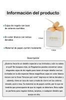 Lote de 10 a 60 unidades de cajas de regalo, cajas pequeñas para regalo, regalos para invitados de boda, detalles bautizo para invitados, decoración boda, regalos originales, bodas ideas, Regalantes.com - details 1