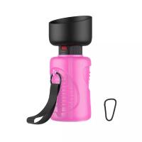 Botella de agua portátil de 500ML para perro, taza para mascotas, comedero plegable para mascotas, bebedero de viaje al aire libre, tazón para beber para cachorros, novedad - details 8